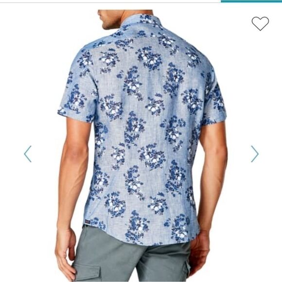 Slim Fit Short Sleeve Linen shirt by Goodman Brand - Picture 3 of 8